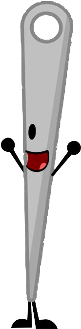 Needle Idle-0 - Battle For Dream Island Needle (183x675), Png Download