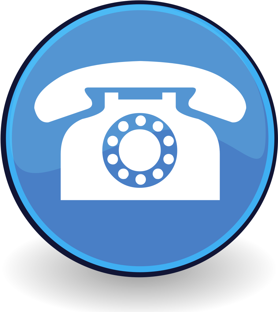 File - Emblem Phone - Svg - Office Phone (1024x1024), Png Download