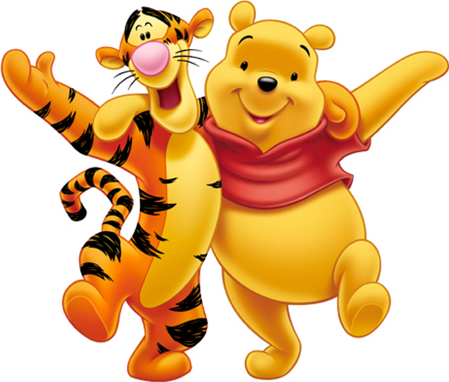 Winnie The Pooh And Tigger (927x796), Png Download
