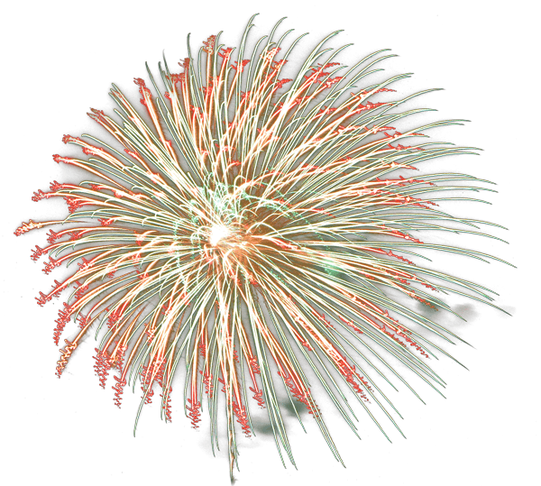 Huge Fireworks Png - Fuegos Artificiales Sin Fondo (600x539), Png Download