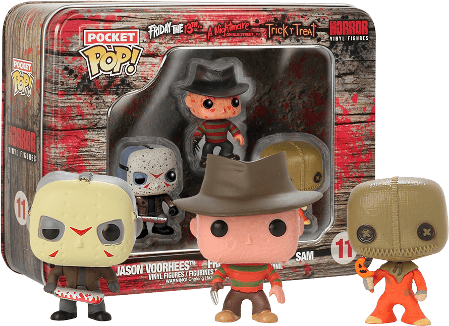 Jason Voorhees, Freddy Krueger, Sam - Pocket Pop Horror (1000x1000), Png Download