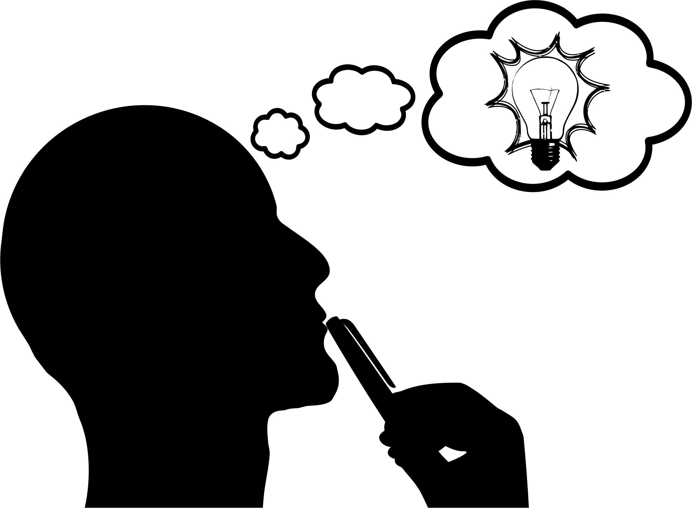 Thinking Clipart Transparent (2215x1625), Png Download