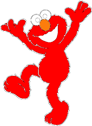 Premium Vectors - Sesame Street Elmo Cartoon (321x436), Png Download