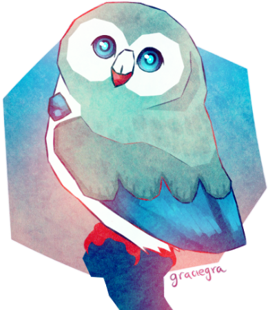 Not A Pokefox But I Did This A While Ago For @dailyrowlet - Watercolor Paint (500x500), Png Download