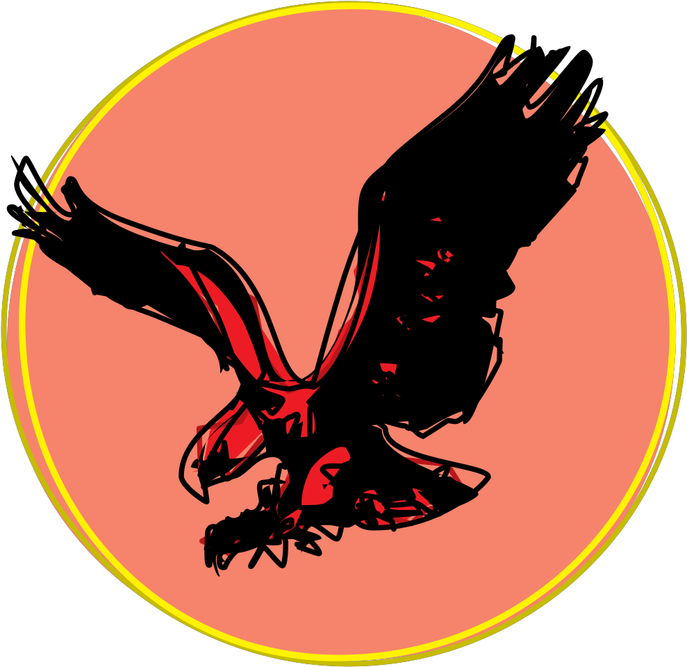 How To Set Use Eagle Scribble With Sun Svg Vector (600x583), Png Download