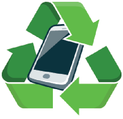 Png Freeuse Library Recycle Mobile Phone Social Studies - Reusable Icon Png (414x399), Png Download