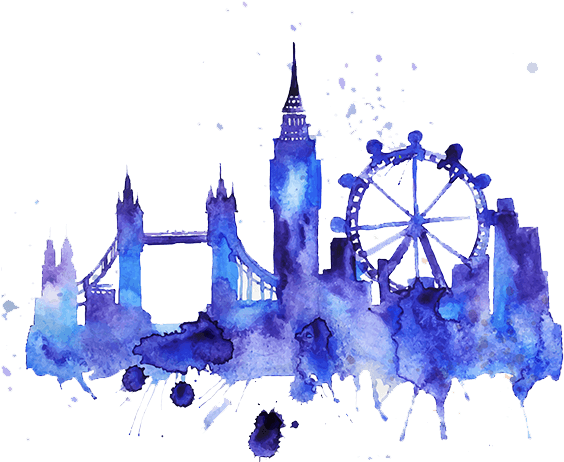 Ielts And Ielts For Ukvi - Big Ben Aquarell (650x483), Png Download