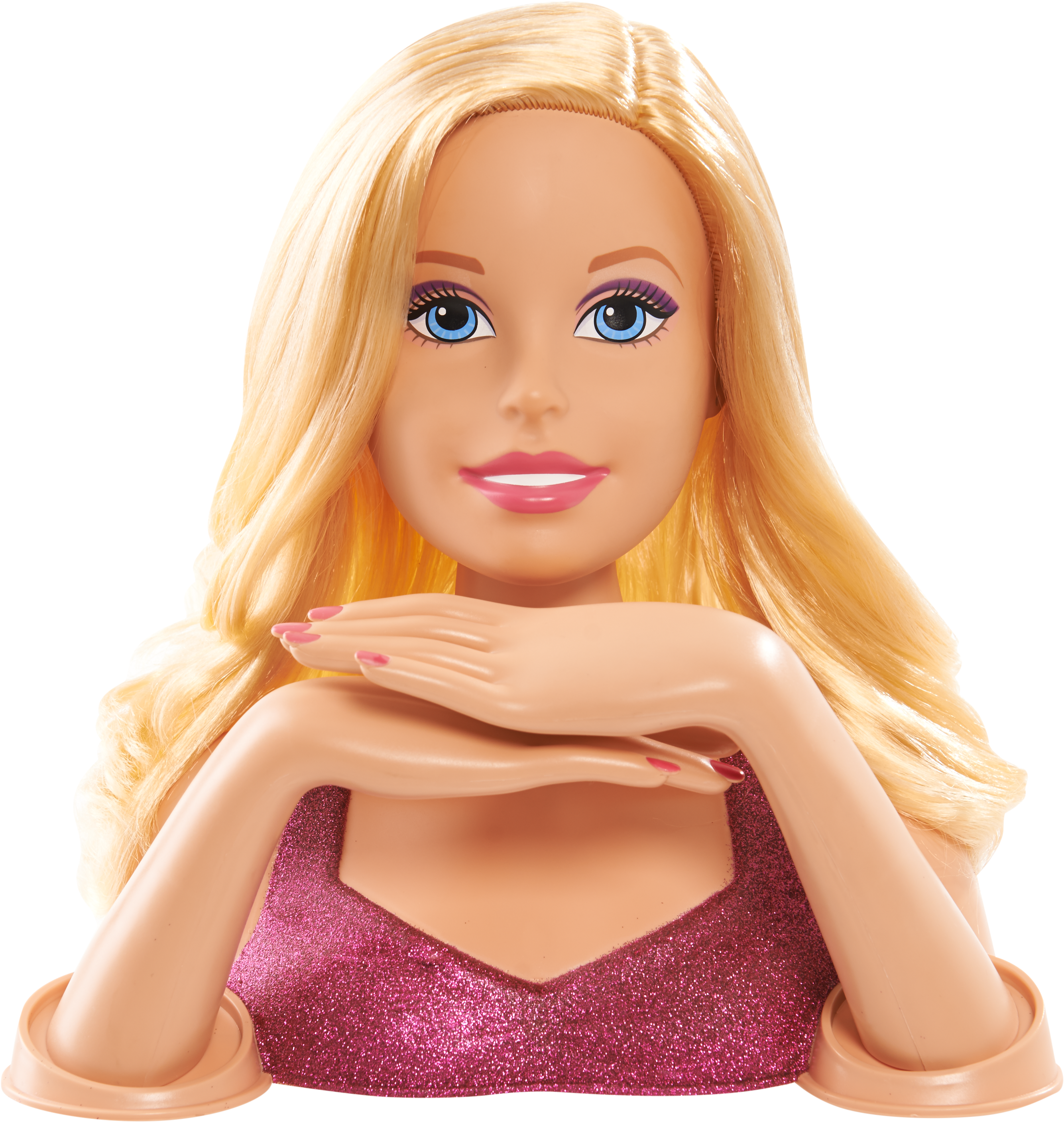 Barbie Colour And Crimp Deluxe Styling Head (2784x2932), Png Download