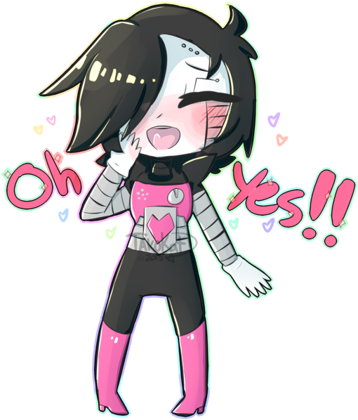 1000 Images About Undertale 👻💀❤ On We Heart It - Chibi Mettaton Ex (600x648), Png Download