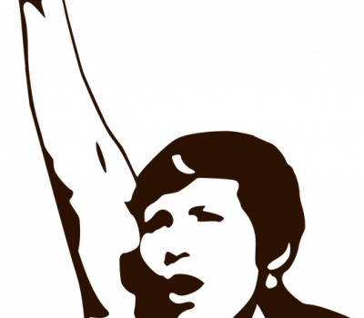 Baloch's Murder - Girl Raising Fist Clipart (400x350), Png Download