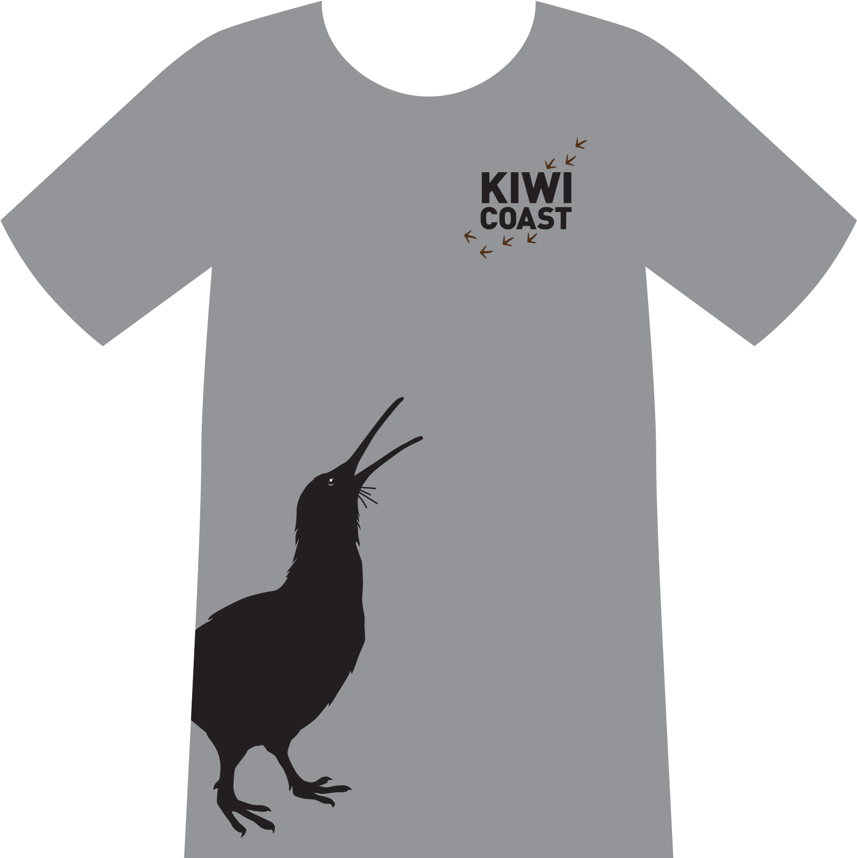 Calling Kiwi T-shirt - Active Shirt (1709x1714), Png Download