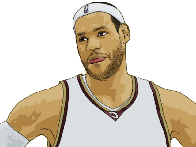 Share - Lebron James (640x480), Png Download