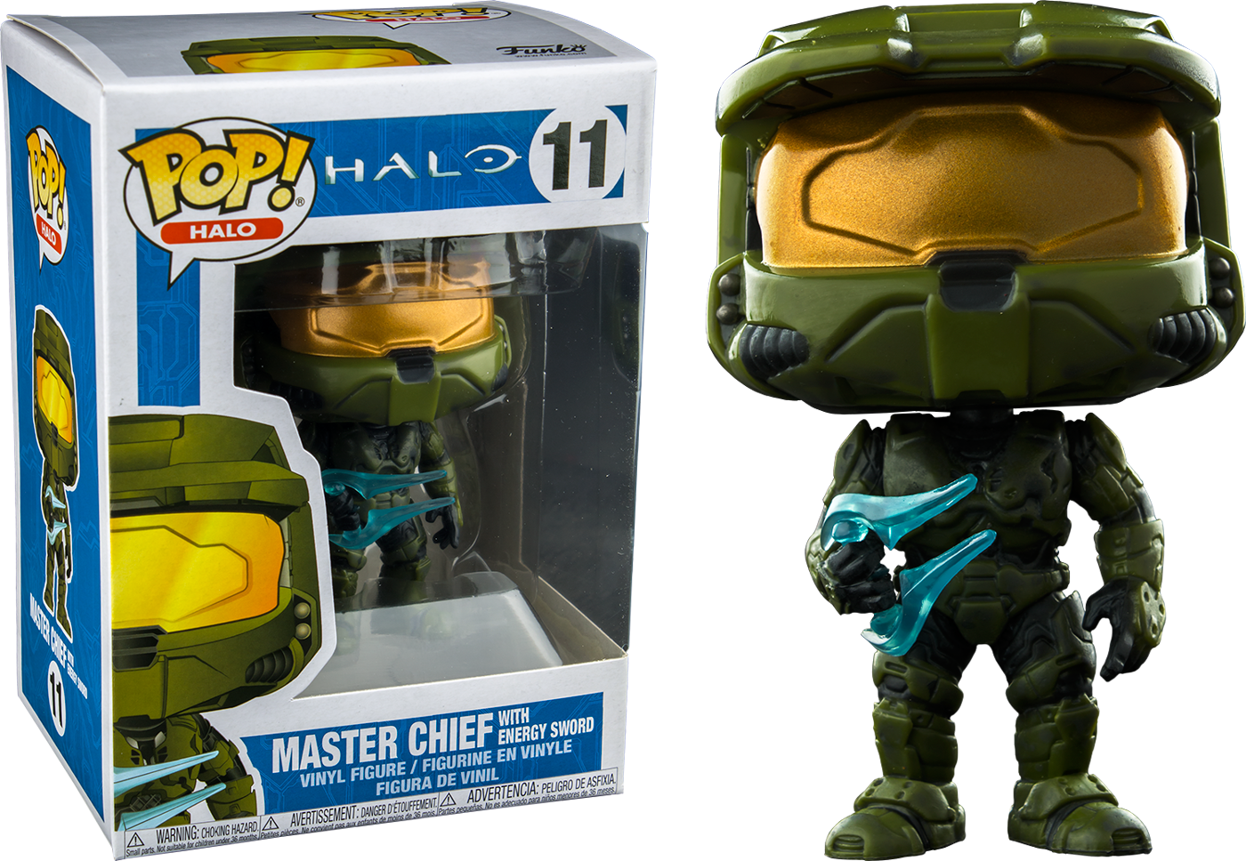 Master Chief With Energy Sword Funko Pop Vinyl Figure - Death Note L Pop! Vinyl Figure (1400x968), Png Download