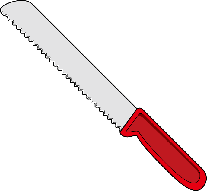 Graphic Free Stock Knife Clipart Butcher Knife - Clip Art (686x633), Png Download
