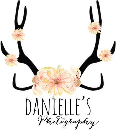 Antler And Flower Logo In Photoshop Tutorial - Deer Horn With Flowers Png (600x600), Png Download