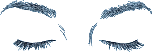 Eye Tumblr - Ojos Cerrados Dibujo A Lapiz (500x497), Png Download