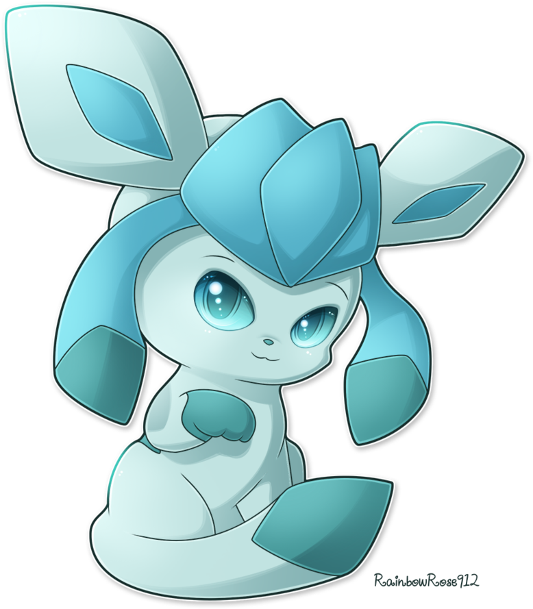 Chibi Jolteon - Chibi Glaceon (894x894), Png Download