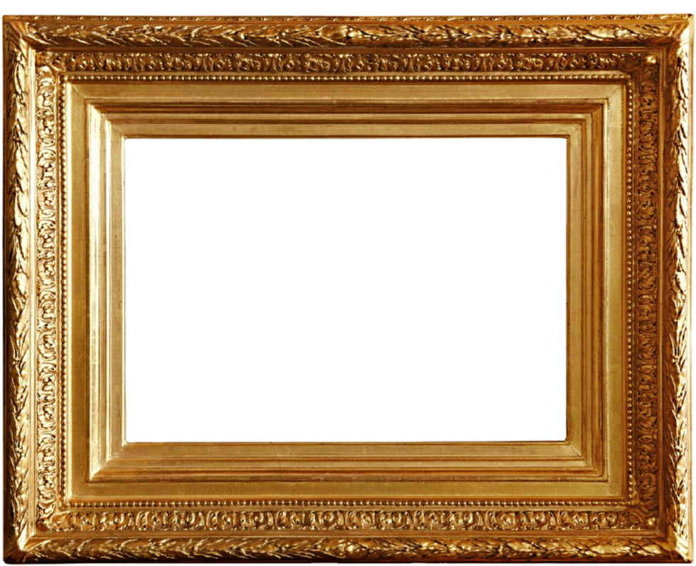 Gold Antique Frame 10 By Jeanicebartzen27 - Perler Bead Patterns My Little Pony Luna (991x806), Png Download