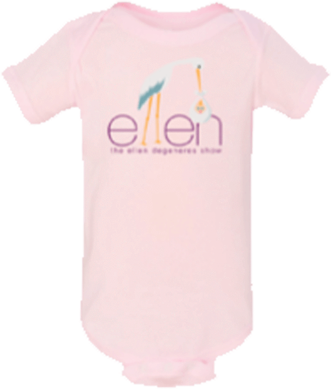 Ellen Show Stork Baby Onesie - Active Shirt (1000x1000), Png Download
