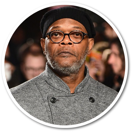 Samuel L - Jackson - Quentin Tarantino (800x450), Png Download