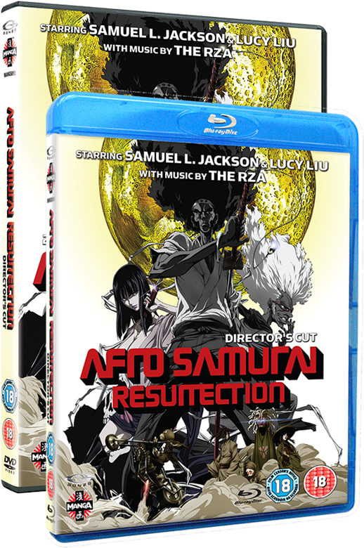 Afro Samurai Resurrection - Afro Samurai - Resurrection (blu-ray) (530x795), Png Download