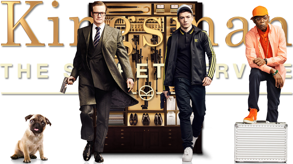 Kingsman: The Secret Service (1000x562), Png Download