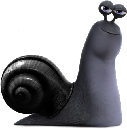 Whiplash Is The Leader Of The Snail Crew In Turbo (2013) - Black Snail From Turbo (640x477), Png Download