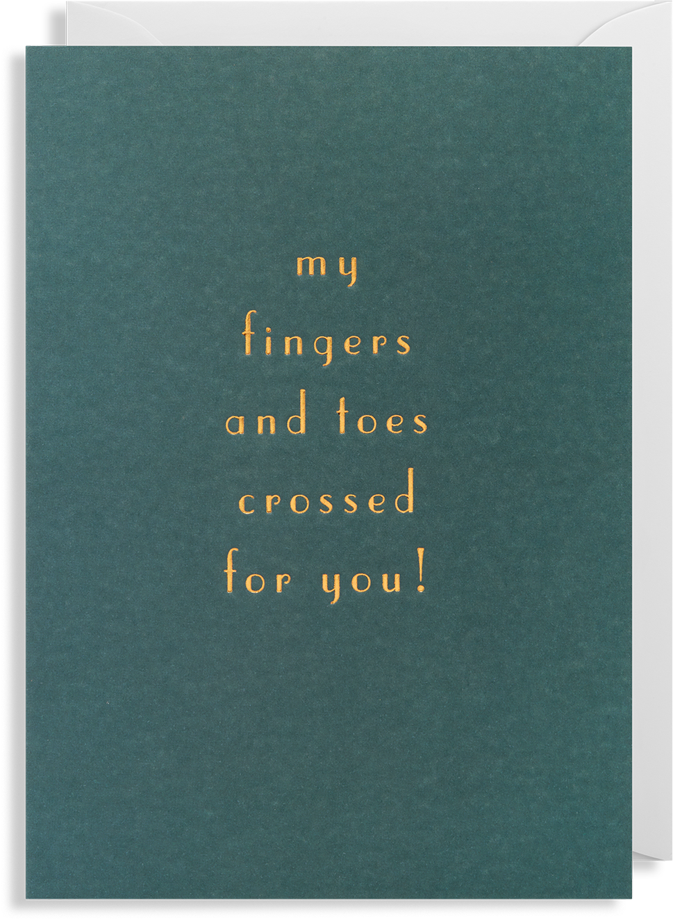 Fingers Crossed Greeting Card - Book Cover (1400x1499), Png Download