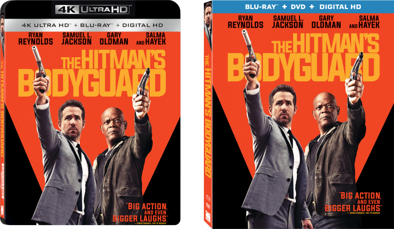 You Can Grab Your Own Copy Ofthe Hitman's Bodyguard - Hitman's Bodyguard (4k Ultra Hd + Blu-ray + Digital (800x465), Png Download