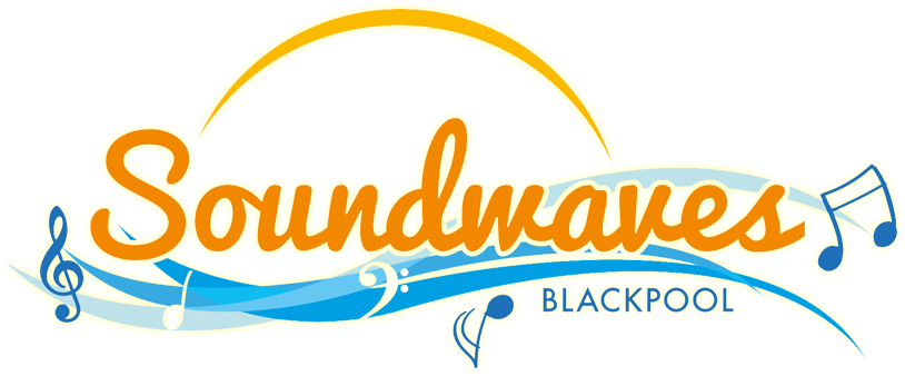 Soundwaves Blackpool - Calligraphy (830x363), Png Download
