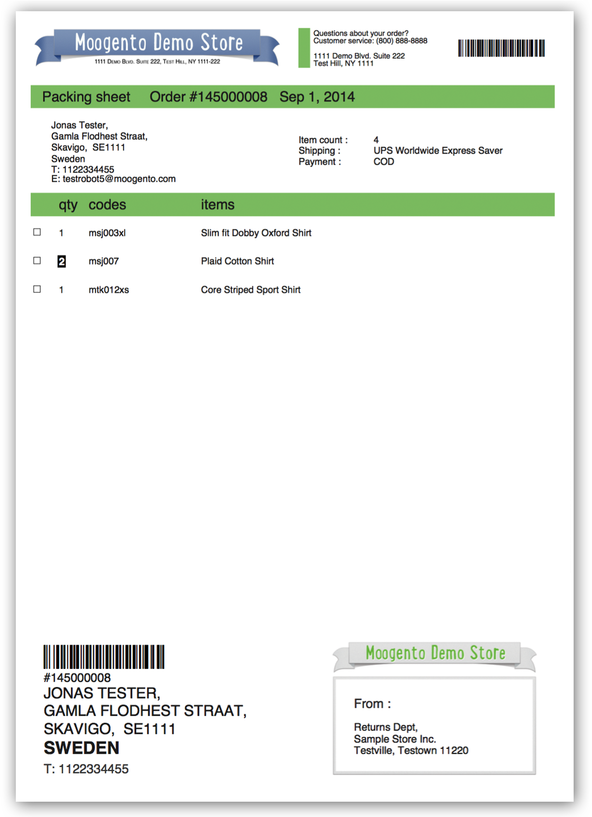 Customise Packing Sheets & Invoices - Invoice (1400x1600), Png Download