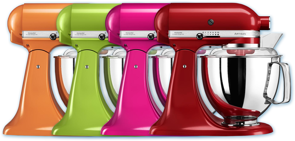 Keep Your Fingers Crossed, You're In The Mix - Kitchenaid Artisan Stand Mixer (1262x612), Png Download