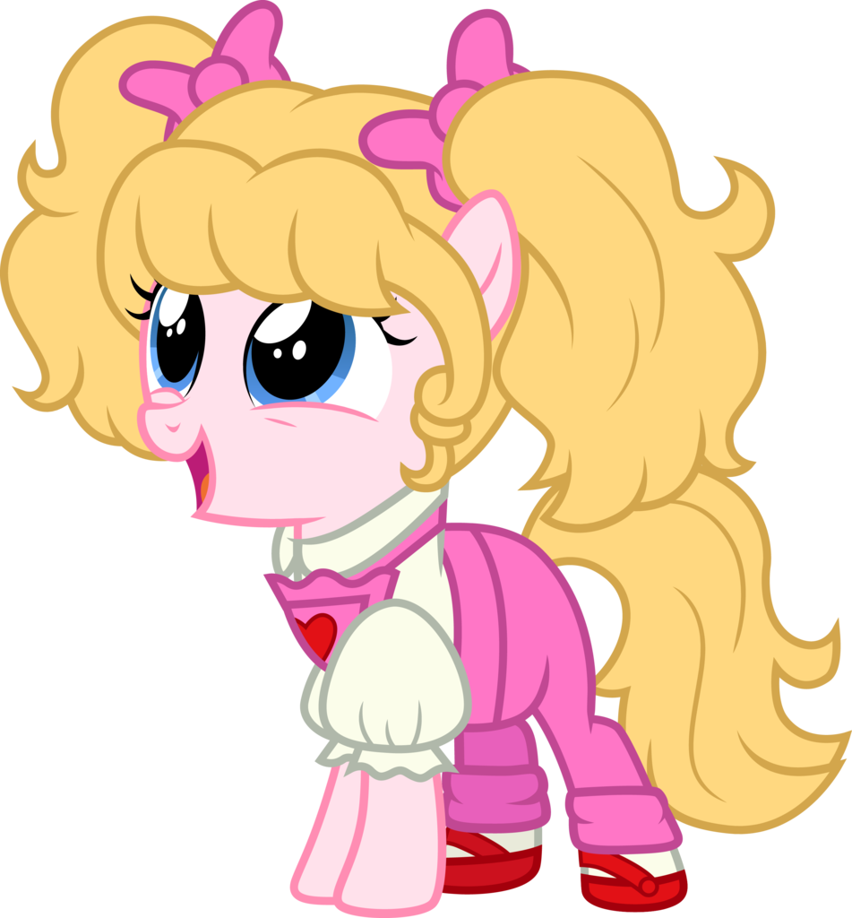 Cute Bow Hair Via On We Heart It - My Little Pony: Friendship Is Magic (951x1024), Png Download