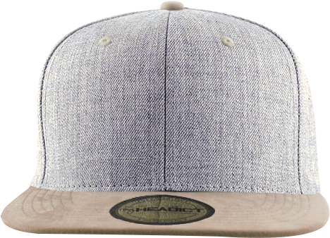 Détails Snapback Blank Heather Beige Suede - Baseball Cap (485x350), Png Download