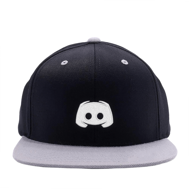 Two-toned Logo Snapback Hat - Upfront Caps Logo Black/black Snapback (650x650), Png Download