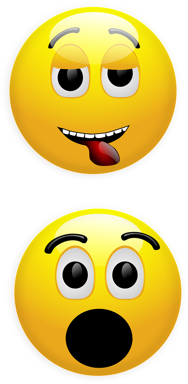 Tongue Out - Oh Smiley (288x589), Png Download