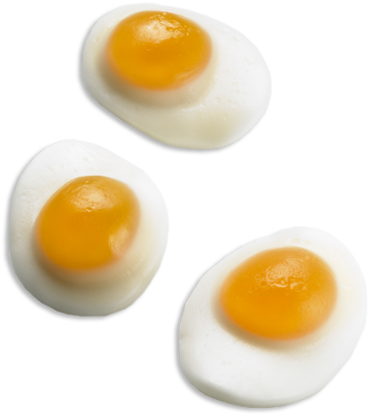 Fried Eggs - Candyking Fried Eggs Sweet - British Candy & Sweets (500x500), Png Download