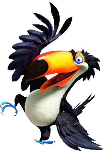 Animal Heroes Cartoon Icon Set - Personajes De La Pelicula Rio (500x500), Png Download