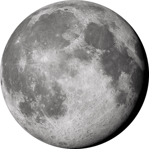 Free Png Moon Png Images Transparent - Full Moon (480x480), Png Download