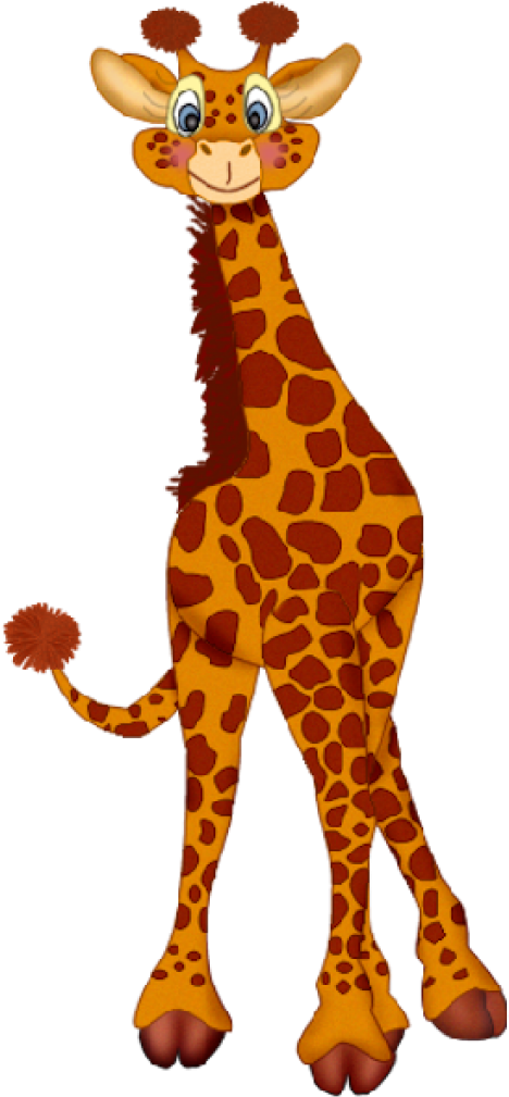 Giraffe Png Image - Funny Giraffe Clipart Png (1024x1024), Png Download