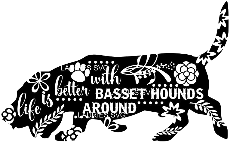 Basset Hound Png Image - Basset Hound Svg (765x510), Png Download