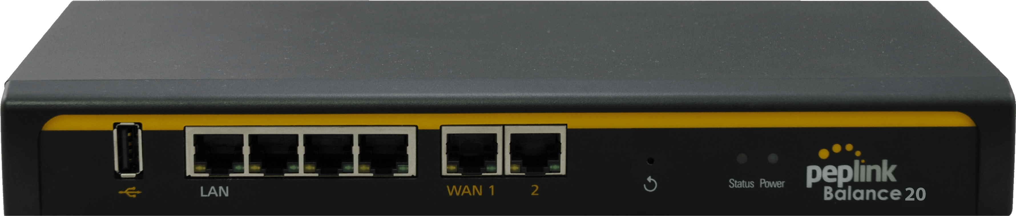Peplink Balance 20 Front - Peplink Balance 30 Multi-wan Gigabit Router (3604x1004), Png Download