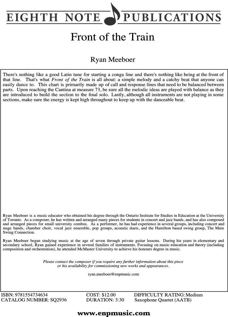 Front Of The Train - Three Hunting Songs (816x1056), Png Download