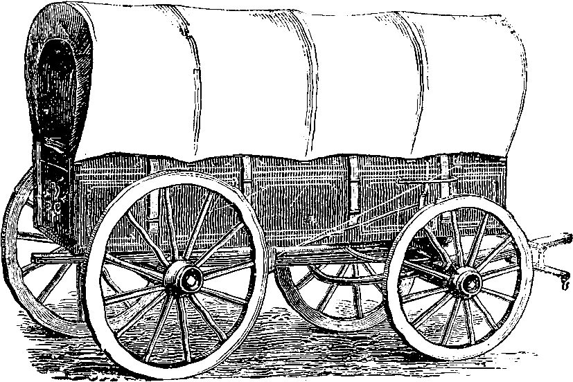 Abs Stands For Aandag Boerperd Stud - Covered Wagon Transparent (1017x779), Png Download