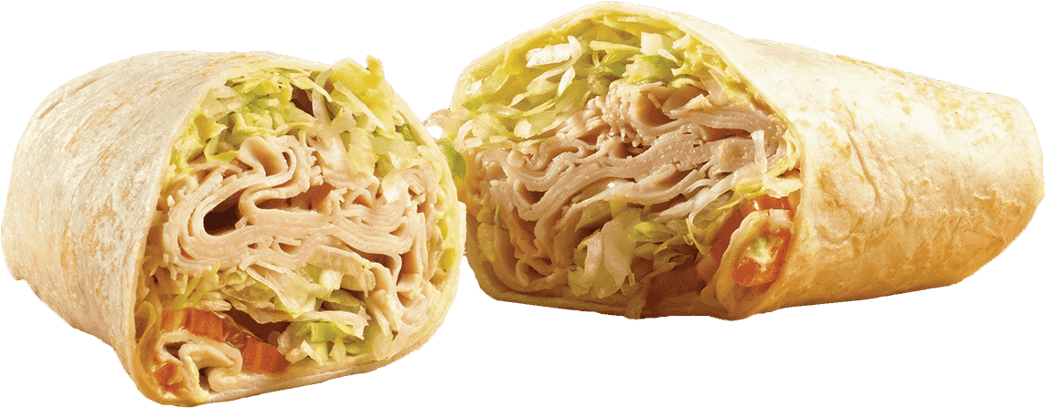 Turkey Wrap Png (1280x520), Png Download