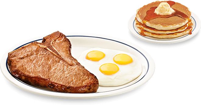 $19 - - Ihop T Bone Breakfast (720x481), Png Download