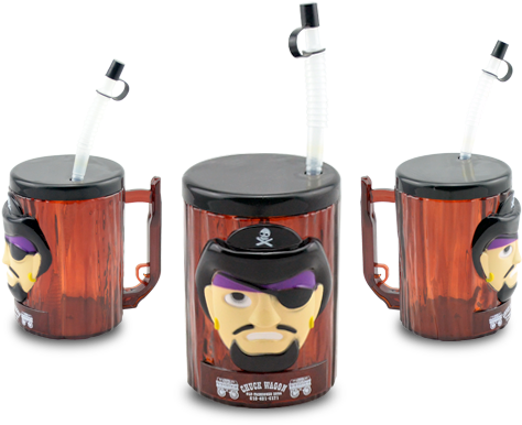 Pirate Cups - - Soft Drink (550x400), Png Download