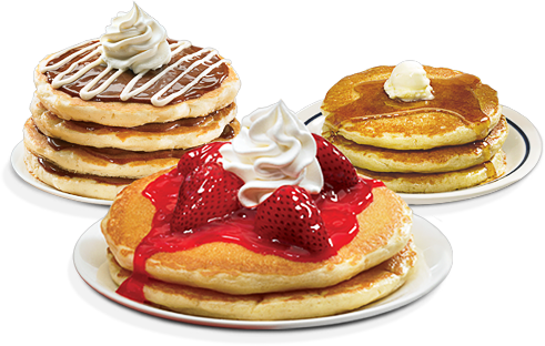 Free Pancake Day Raises Money For Charity - Big Breakfast Combo Ihop (491x312), Png Download