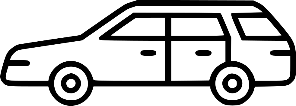 Png File - Station Wagon Svg File (981x354), Png Download