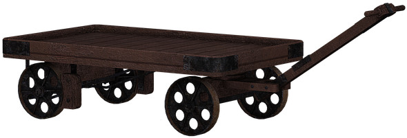Dare, Cart, Wooden Barrow, Digital Art, Isolated, Png - Digital Art (960x720), Png Download